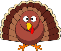 cartoon turkey